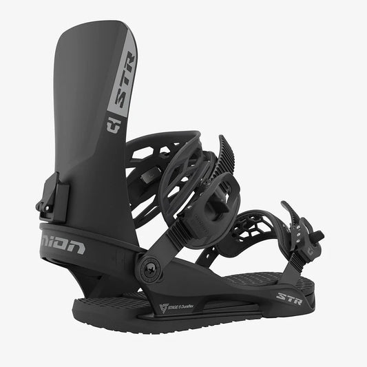 Union: 2023 STR Snowboard Binding (Black) - Motion Boardshop
