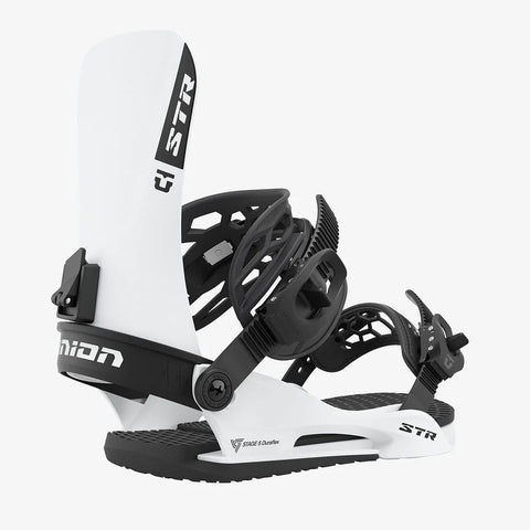 Union: 2023 STR Snowboard Binding (White) - Motion Boardshop