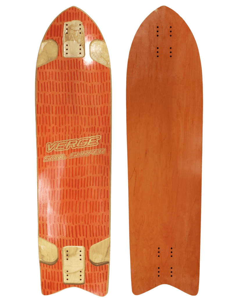 Verge Soul Surfer OG Longboard Deck Motion