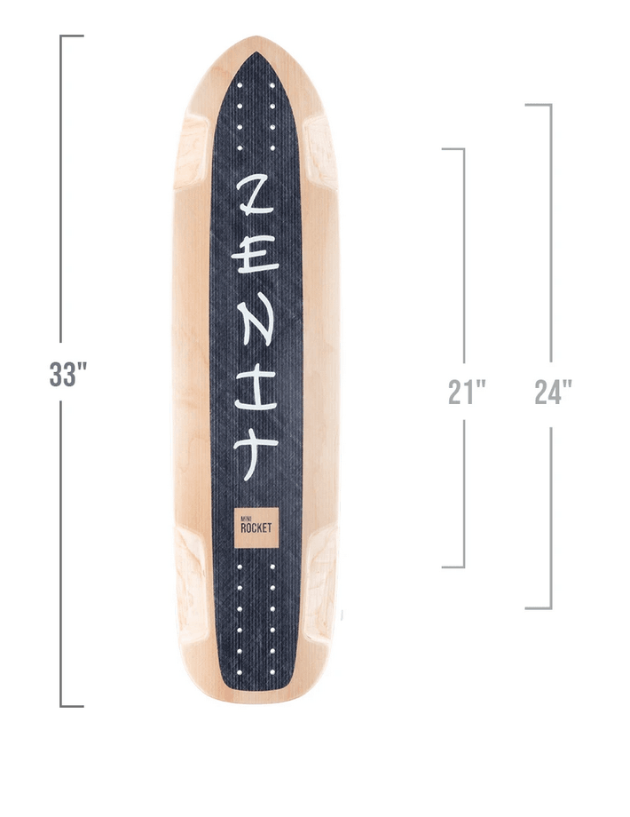 Zenit: Mini Rocket V2 Longboard Skateboard Deck - Motion Boardshop